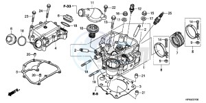 TRX420FPMB drawing CYLINDER HEAD