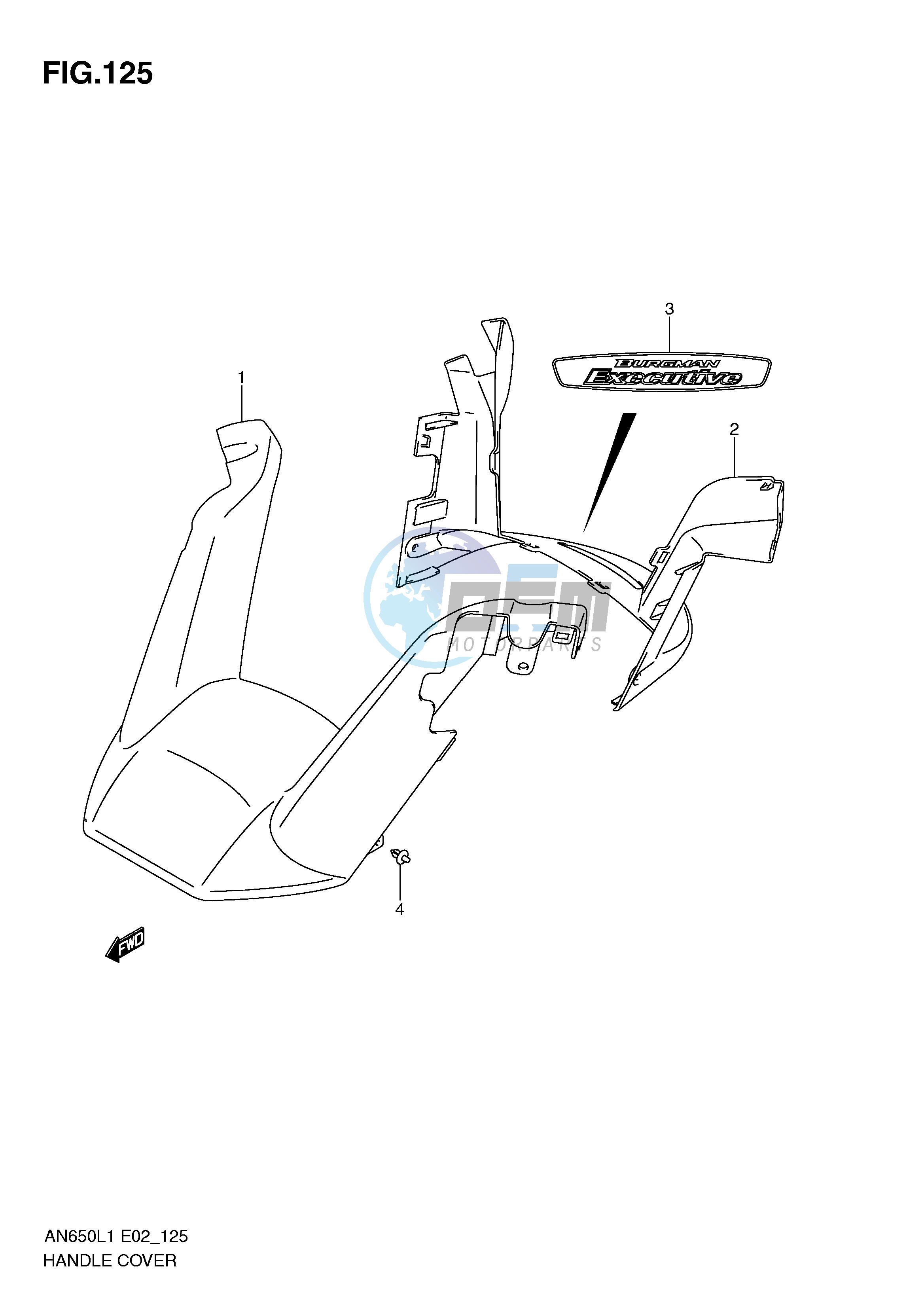 HANDLE COVER (AN650AL1 E19)