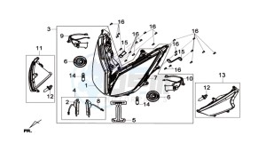 GTS 125I 2014 ABS drawing HEADLAMP CPL