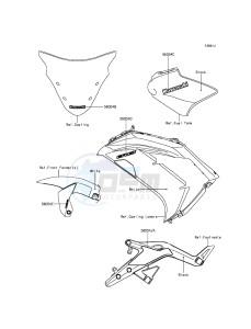 ER-6F_ABS EX650FFF XX (EU ME A(FRICA) drawing Decals(White)