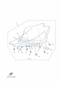 YFZ450R (BW2P) drawing SEAT