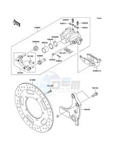 VN1700_VOYAGER_CUSTOM_ABS VN1700KBF GB XX (EU ME A(FRICA) drawing Rear Brake