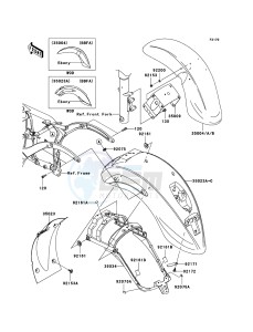 VN900 CLASSIC VN900BCF GB XX (EU ME A(FRICA) drawing Fenders