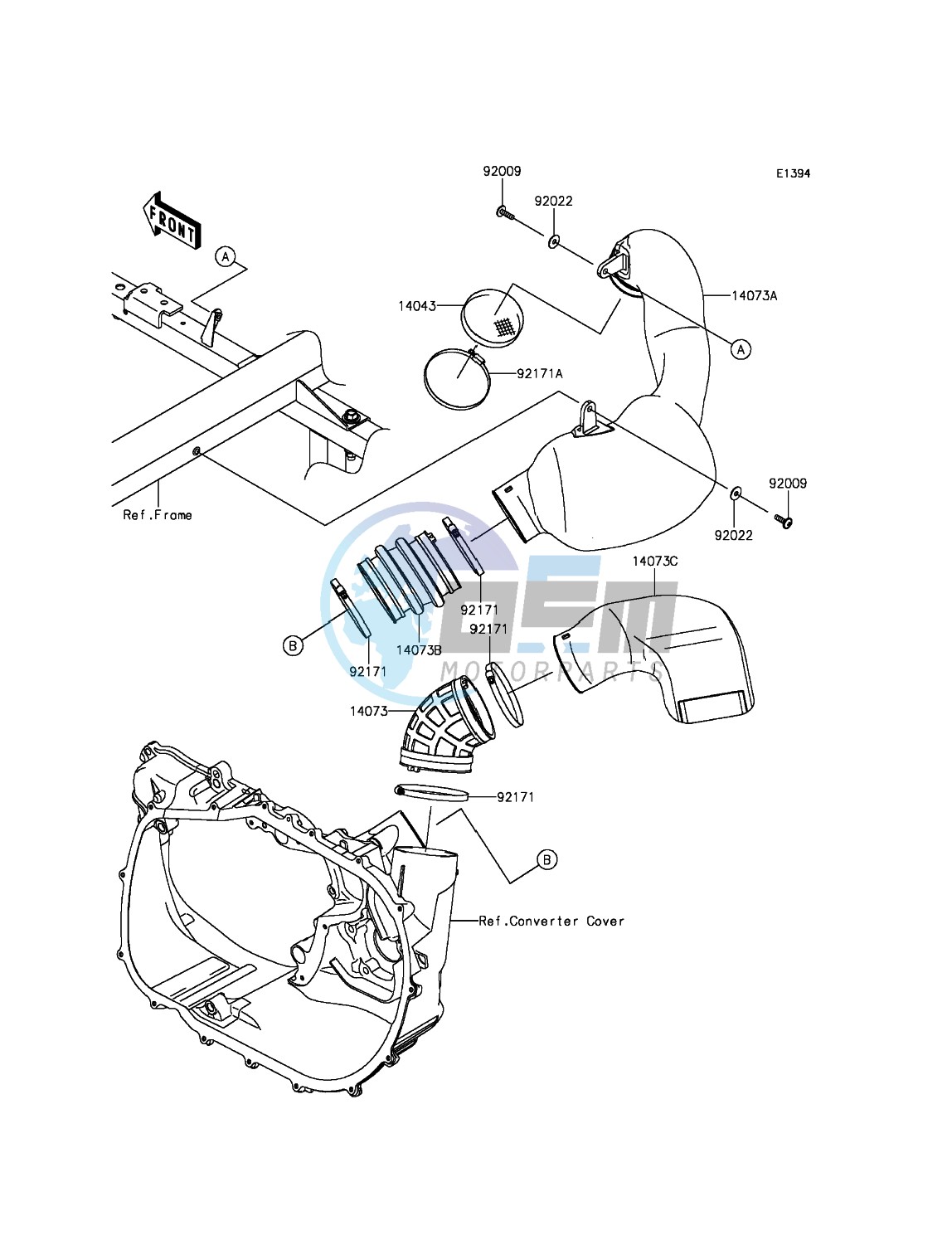 Air Cleaner-Belt Converter