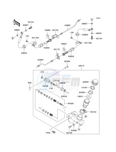 KAF 950 G [MULE 4010 TRANS4X4 DIESEL] (G9F-GAF) GAF drawing MASTER CYLINDER