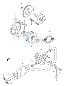 VL250 (E2) drawing OIL PUMP - FUEL PUMP