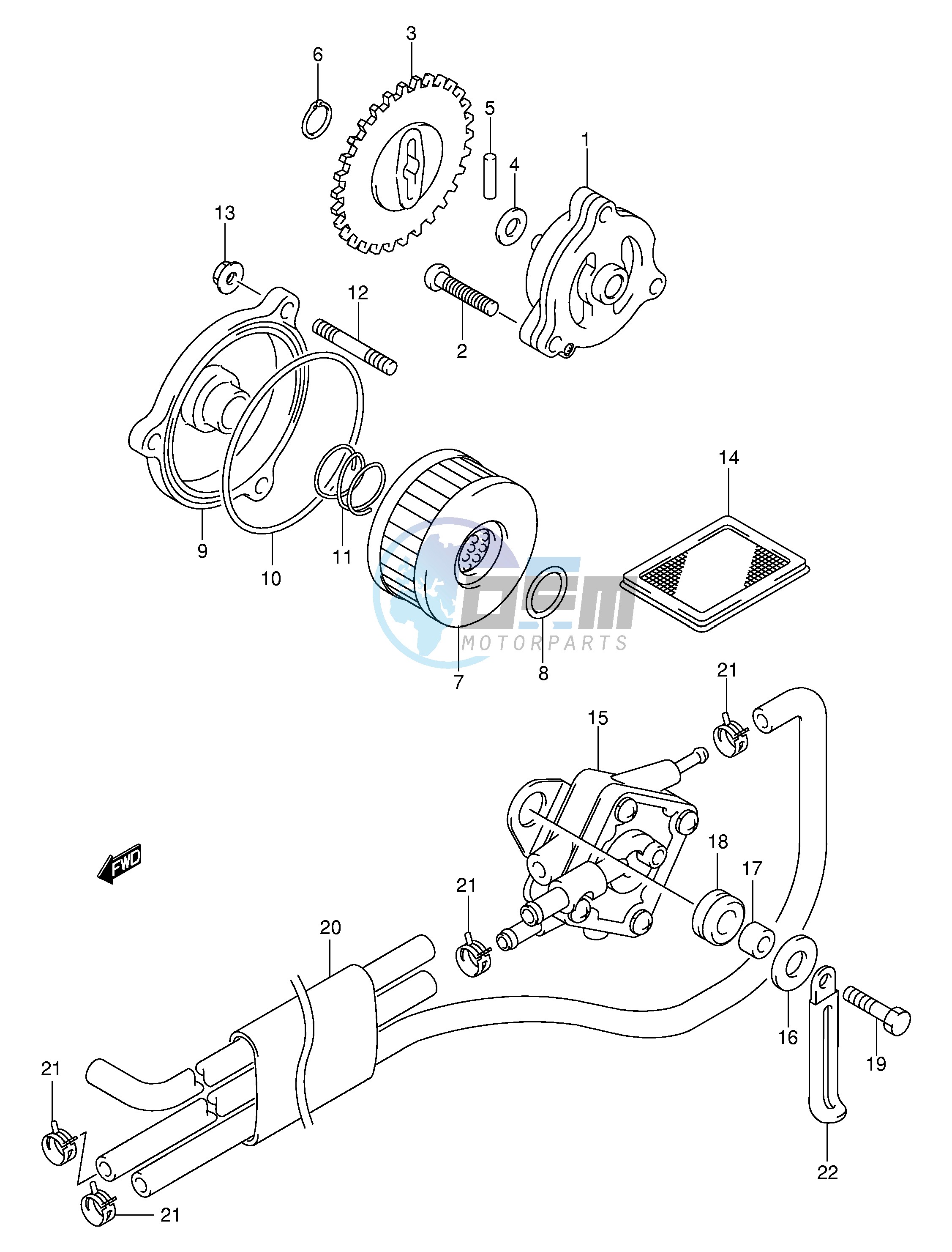 OIL PUMP - FUEL PUMP