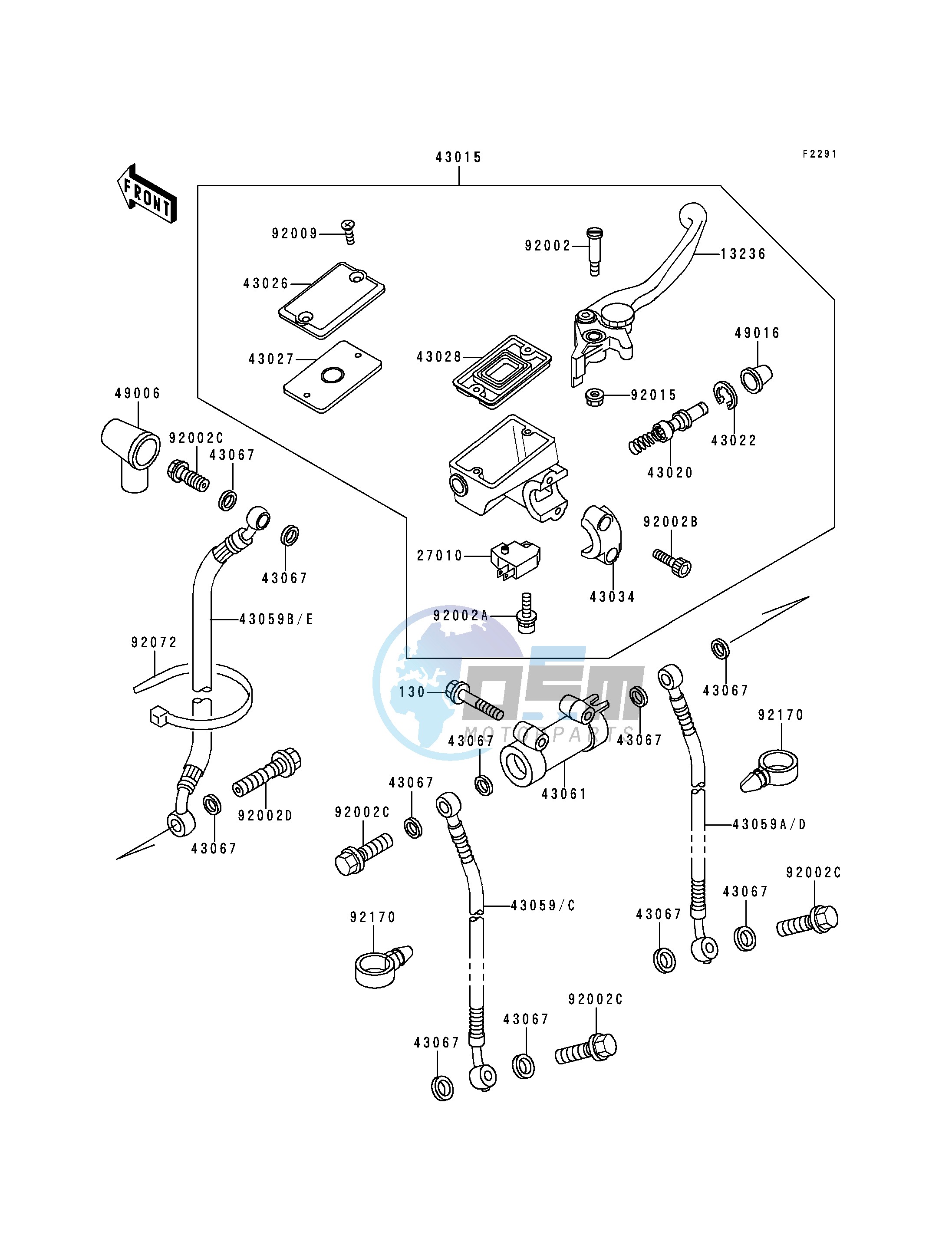 FRONT MASTER CYLINDER