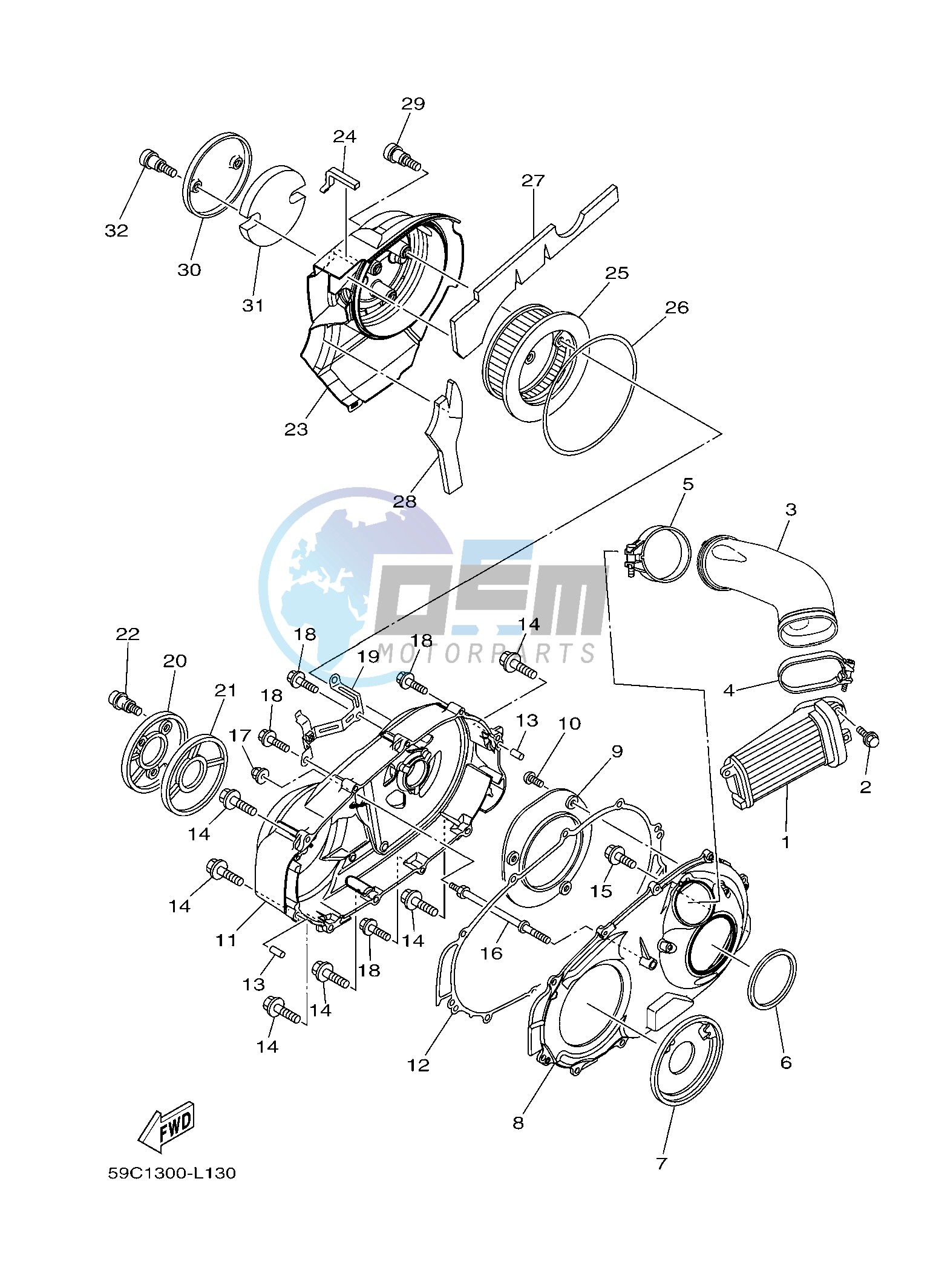 CRANKCASE COVER 2