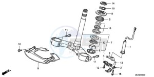 GL18009 E / MKH drawing STEERING STEM