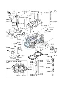 W800 EJ800ABF GB XX (EU ME A(FRICA) drawing Cylinder Head