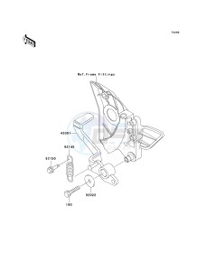 ZR 750 H [ZR-7S] (H1-H5 H5 CAN ONLY) drawing BRAKE PEDAL_TORQUE LINK