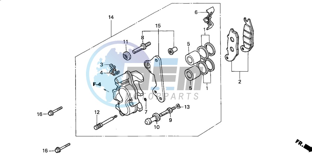 FRONT BRAKE CALIPER