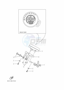 XSR700 MTM690 (BU32) drawing METER