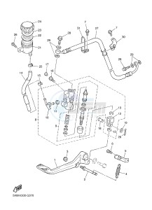 XJR1300 (5WMW) drawing REAR MASTER CYLINDER