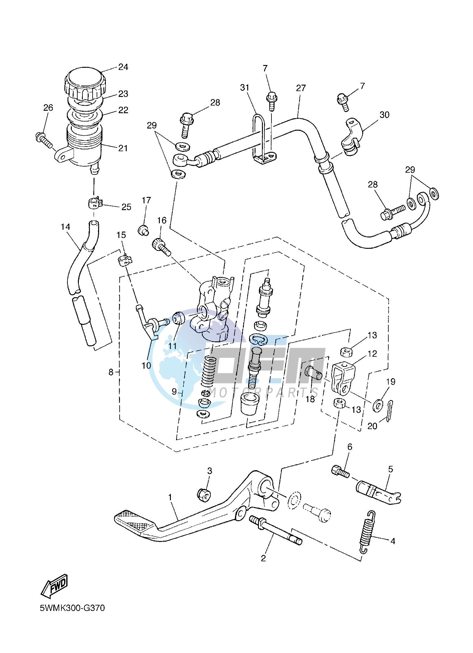 REAR MASTER CYLINDER