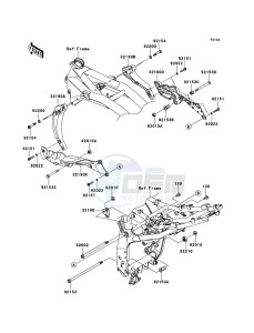 Z750R ZR750NCF UF (UK FA) XX (EU ME A(FRICA) drawing Engine Mount