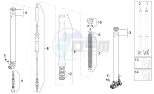 RXV-SXV 450-550 drawing Fork II