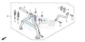 XL600V TRANSALP drawing STAND SET