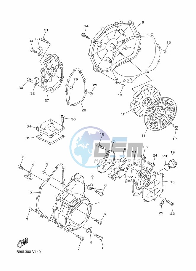 CRANKCASE COVER 1