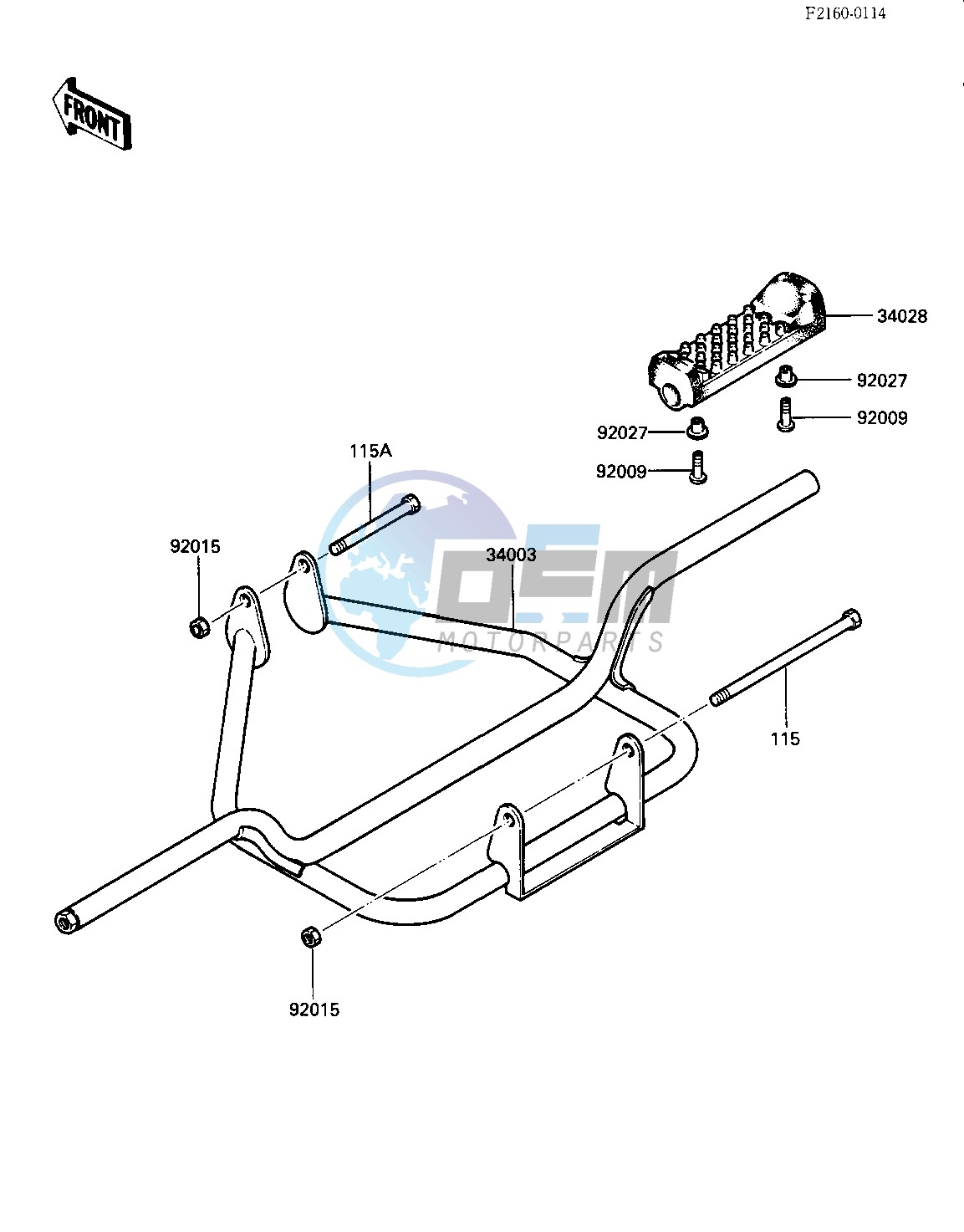 FOOTRESTS -- 84 KLT200-C2- -