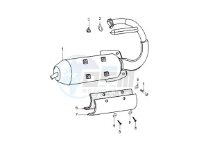 METAL–X - 50 cc drawing EXHAUST