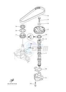 F70AET drawing OIL-PUMP