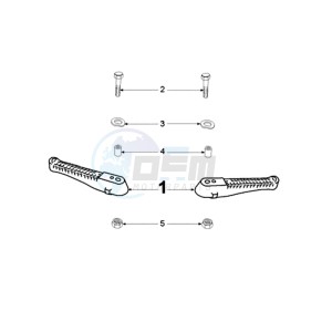 METAL XA BE drawing FOOT SUPPORT