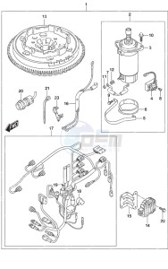 DF 30A drawing Starting Motor Manual Starter