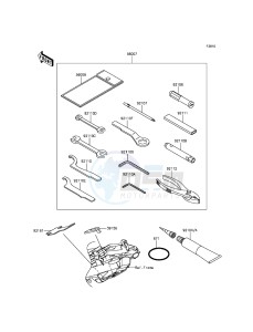 NINJA 250SL ABS BX250BGFA XX (EU ME A(FRICA) drawing Owner's Tools