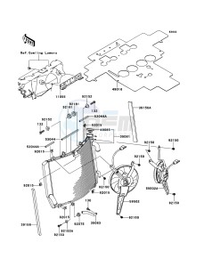 ZZR1400_ABS ZX1400FDFA FR GB XX (EU ME A(FRICA) drawing Radiator