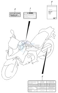 DL650 drawing LABEL (DL650AUEL7 E21)