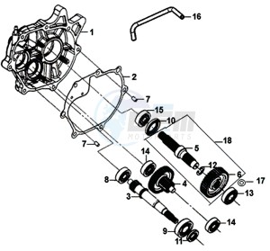 SYMPHONY ST 125I (XB12W2-EU) (E4) (L7-M0) drawing DRIVE SHAFT