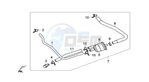 GTS 300 I drawing AIRFILTER