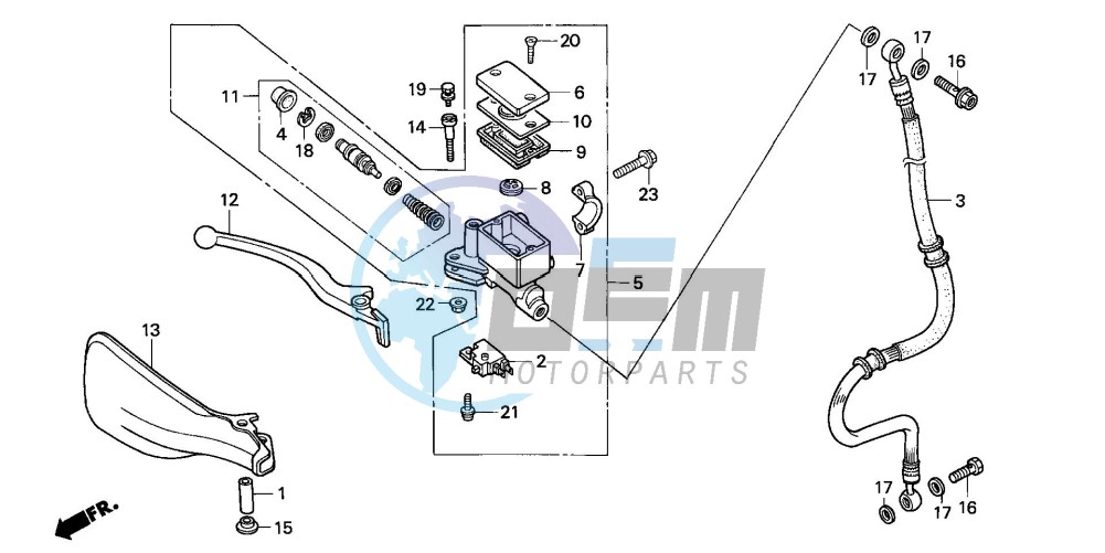 FR. BRAKE MASTER CYLINDER (2)