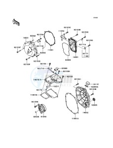 1400GTR ZG1400A8F FR GB XX (EU ME A(FRICA) drawing Engine Cover(s)