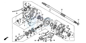 TRX450ES drawing FINAL DRIVEN GEAR