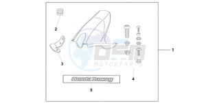 CBR1000RA9 E / ABS MKH REP drawing HUGGER CANDY TAHTIAN BLUE