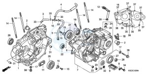 CRF150RB9 Europe Direct - (ED / T19) drawing CRANKCASE