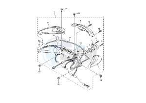 YP MAJESTY 400 drawing TAILLIGHT