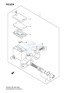 AN400 (E3-E28) Burgman drawing REAR MASTER CYLINDER (MODEL K8 K9 AK9 L0 AL0 ZAL0)