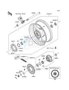 NINJA_ZX-10R_ABS ZX1000KDF FR XX (EU ME A(FRICA) drawing Rear Hub