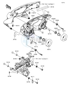 Z1000SX ZX1000LEF FR GB XX (EU ME A(FRICA) drawing Headlight(s)