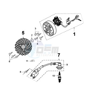 LUDIX 10 RBP2A drawing IGNITION PART