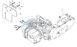 Scarabeo 50 2t e2 (eng. piaggio) drawing Engine