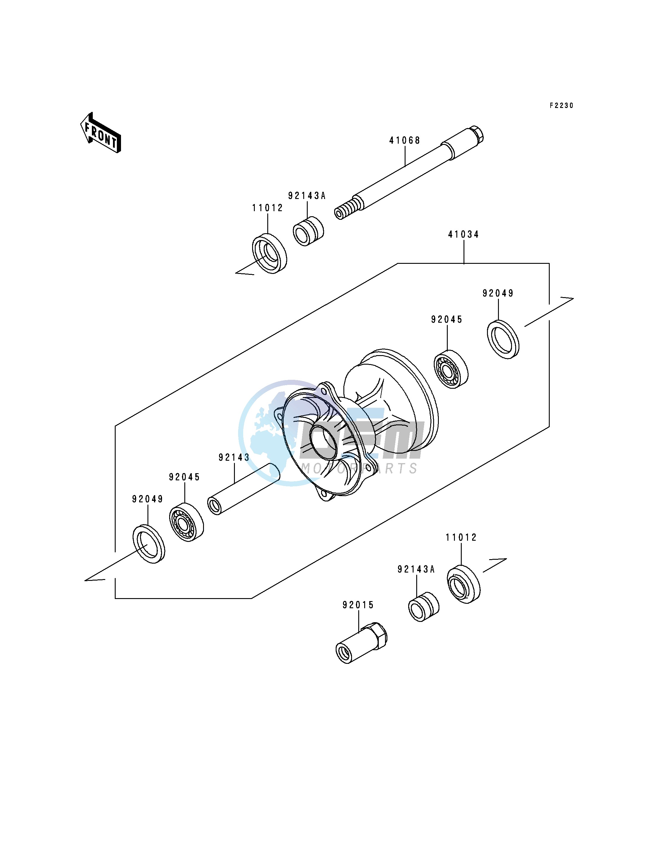 FRONT HUB