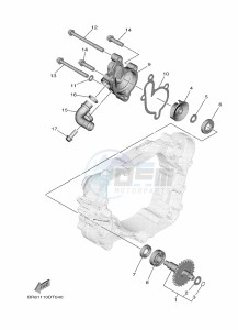 YZ65 (BR8F) drawing WATER PUMP