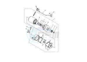 ATV 660 drawing STARTING MOTOR