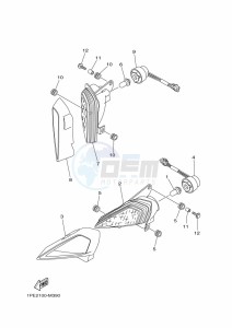 YFM700R (BCX9) drawing HEADLIGHT