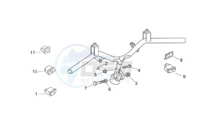 SR 50 H2O (ie+carb.) 03-12 drawing Handlebar - Buttons